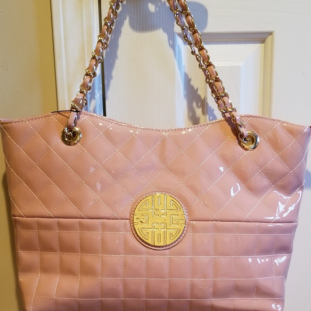 Pink handbag